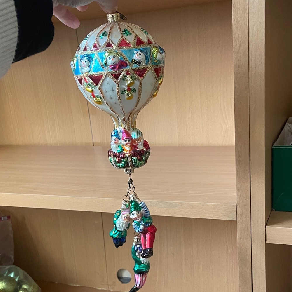 christopher radko hot air hijinks Ornament